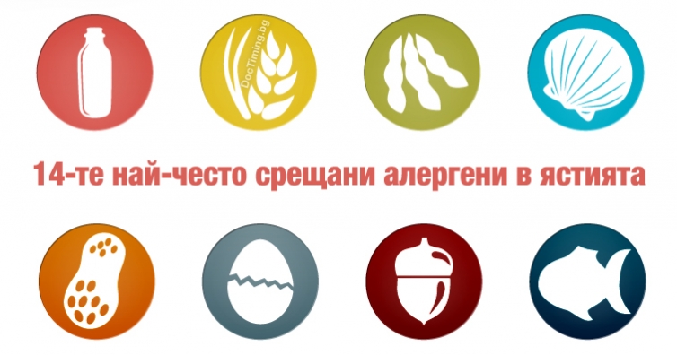 Кои са 14-те най-често срещани алергени в ястията?