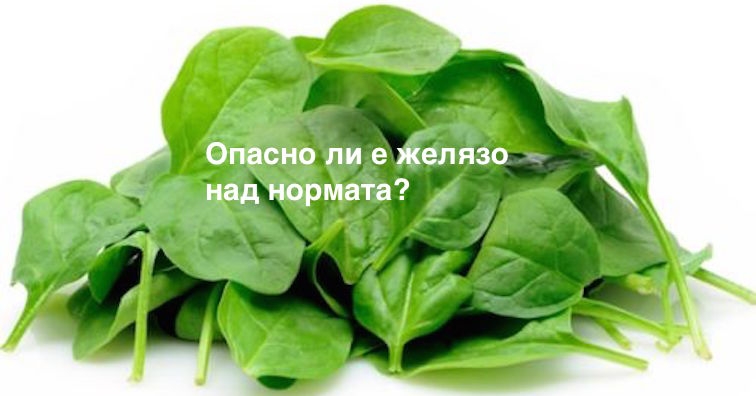 Опасно ли е желязо над нормата?