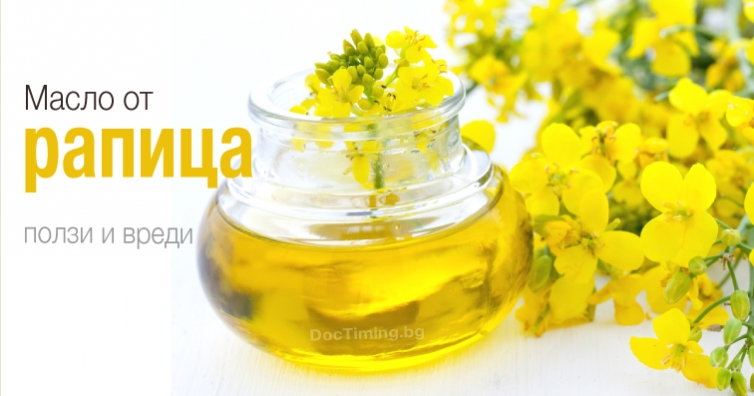 Ползи и вреди от маслото от рапица